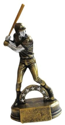 Oshhni Baseball Batter Trophy Jungen Spieler Statue Andenken Auszeichnung Trophäe Sportler Figur für Party Büro Sport Schrank