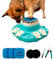 Kkiimatt Dog Slow Feeder Treat Dispenser Nail File Toy Treat Distributor Mental Enrichment Toy Food Dispenser for IQ Training Puzzle for Smart Dogs Scratch Pad for Nails with Clipper