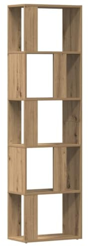 vidaXL Bücherschrank Artisan-Eiche 45x24x159 cm Holzwerkstoff