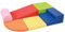 Wilwolfer Schaumstoff Bausteine Kinder Klettern: 6 Softbausteine Riesenbausteine Spielbausteine - Indoor Weiche Bausteine Baby Kletterspielzeug Zylindersatz(Klassisch)