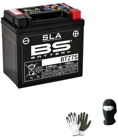 COMPATIBILE CON YAMAHA XG Tricker 250 2006 BATTERIA SLA YTZ7S BS BTZ7S GIA' PRONTA ALL’USO ATTIVA BATTERIE 6 AH AMPERE 12V 113X70X105MM PRECARICATA SIGILLATA