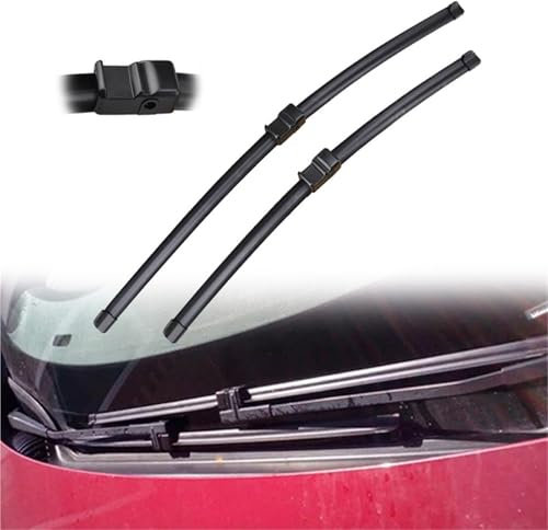BEFZIMYL Escobillas Limpiaparabrisas Delanteras para V&w para Golf Plus 5M1 2005 2006 2007 2008 2009 Escobillas para Parabrisas Y Lluvia De 28+28