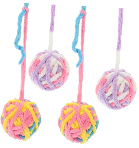 BESPORTBLE Cat Toys Interactive Kitten Scratching Ball Soft Cat Scratcher Aesthetic Kitten Supplies