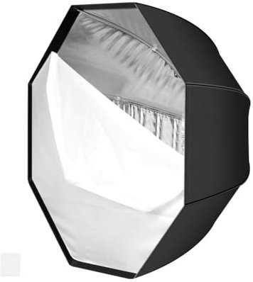 Feriany Softbox ottagonale, 80 cm, riflettore universale per esterni, Softlight