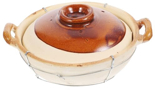 Cabilock Cazuela De Barro Olla Para Cocinar Casa Utensilios De Cocina Asas Dobles Para Sopas y Arroces