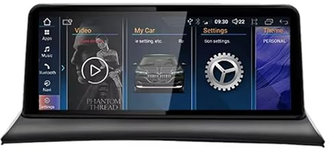 Android 14 Autoradio 12.3 Pulgadas Radio Coche con Pantalla Táctil para BMW X3 E83 2003-2010,GPS BT WiFi USB WiFi DSP Reproductor de Pantalla Mandos Volante