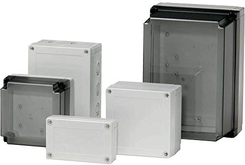FIBOX 6012314 Universalgehäuse, Polycarbonat, Hellgrau (RAL 7035), 180 x 130 x 50, 1 Stück