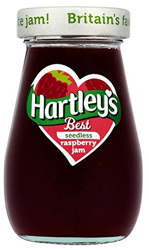 Hartley's Best - Mermelada de frambuesa sin pepitas - 340 g - Pack de 2 unidades