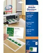 Avery Zweckform Visitenkarten Quick & Clean, weiß