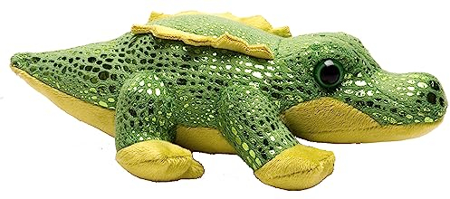 Wild Republic Hug'ems Plüschtier, Kuscheltier, Alligator 18cm