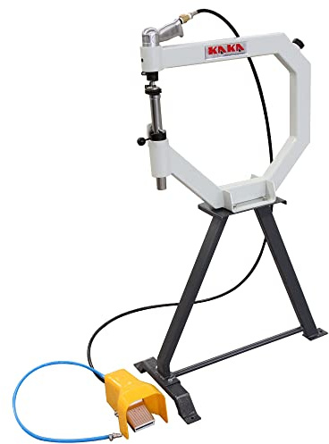 Pneumatic Planishing Hammer, 19.6 Throat Power Hammer Blacksmithing, 18 Gauge Capacity with Steel Frame Stand & Foot Pedal for Auto Body, Blacksmithing, Fabrication PPH-500