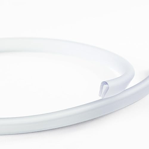 EUTRAS [10m] Kantenschutz KSO4004 transparent 0,4-1,5 mm – schützt und entschärft Kanten – für Bleche und Autotür – gut um Kurven und Biegungen - Qualität Made in Germany