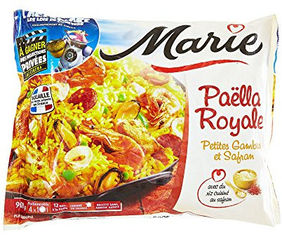 Marie Paëlla Royale Petites Gambas et Safran, 900g (Surgelé)