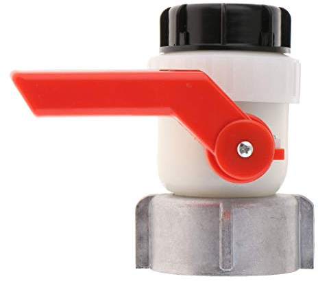 Tubayia 1000L IBC Tank Auslaufhahn Absperrklappe Wasserhahn Adapter für Garten Bewässerung (80mm)