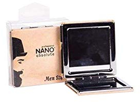 Nano Absolute Barber Academy Professional Herren Taschenspiegel | Men Style | Bart Pflege | Kosmetikspiegel | Handspiegel | Klappbar | doppelseitiger Spiegel | magnetischem Verschluss| Reisespiegel |