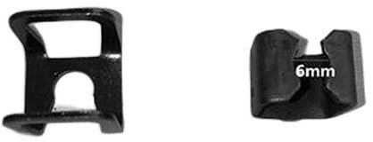 6 Pieces 2T Horizontal Car Floor Jack Spare Parts Jack Hoop Claw clamp Clip