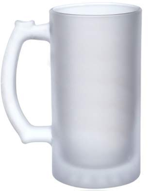 Sublimation Beer Mug Glass 16oz Frosted Stein Heat Press Transfer Printing – Frosted (2)