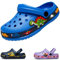 DRECAGE Sabots Enfant Été Chaussons Garçons Filles Pantoufles EVA Clogs Tongs Sandales de Plage à Enfiler Piscine de Jardin Antidérapage Blue 26 EU