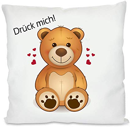 Kissen Druck: [DRÜCK Mich Teddy]