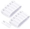 200 Pieces Name Labels for Clothes, Blank Name Tags, Washable Iron-on Name Tags for Kids School Uniform Woven Fabric Clothing, Personalized Writable White Nametags for Daycare School 2.15 x 0.6 inch…