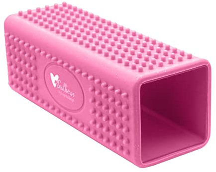 Soulhorse Top Tierhaarentferner für Pferde, Pony, Hunde und Katzen, stylisch Fusselroller, Fusselentferner, wiederverwendbar Haarentferner für Tiere - Farbe Rose Glitzer