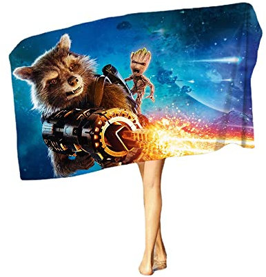 JXSMYT Guardians Anime Strandtuch,Handtuch,Badetücher,Handtuch Und Duschtuch,Großes Strandtuch, Schönes Geschenk Für Kinde (A5,100x200cm)