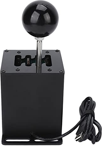 USB Simulator Gear Shifter for ATS ETS Dust WRC Sim Racing Game, PC 7+R H Gear Shifter for G29 G27 G25 G920, for T300RS GT Steering wheel
