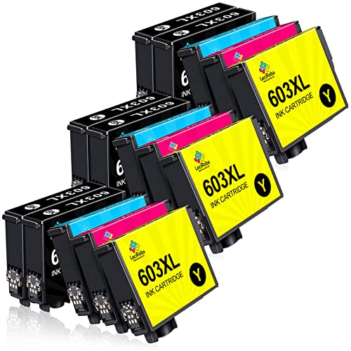 LeciRoba 603xl druckerpatronen für epson druckerpatronen 603 und epson 603xl Multipack für Epson XP 3100 XP 3150 XP 2100 XP 2105 XP 4100 XP 4150 Workforce WF 2810 WF2820 WF 2850 WF 2870 (15 Pack)