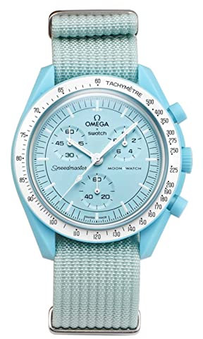 Stanchev Armband für Omega x Swatch MoonSwatch/Rolex/SEIKO 20mm Nylon Ersatz Armband für Speedmaster Uhr
