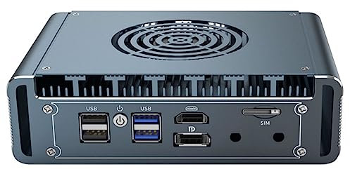 Mini PC, Micro Firewall Appliance, VPN, Router PC, Intel Pentium Gold 7505, 4 x Intel 2.5GbE I226-V LAN, H7-A, AES-NI, HDMI, DP, SIM Card Slot, RJ45 COM, With Fan, OPNsense, 16GB DDR4 RAM, 512GB SSD