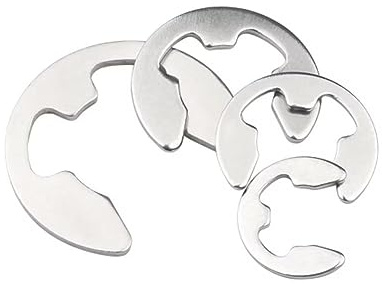 SYDARSYN Anelli Elastici E-Clip Acciaio Inossidabile Anelli di Sicurezza Interni, Anelli Elastici di Sicurezza M8 (100 Pezzi)