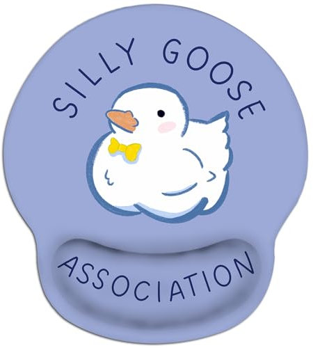 Jakayla Niedliches Mauspad Handgelenkstütze, ergonomisches Mauspad Frosch mit rutschfester Gummiunterseite, wasserdichtes, glattes Mauspad mit Handgelenkauflage für Frauen, Gaming, Arbeitscomputer,