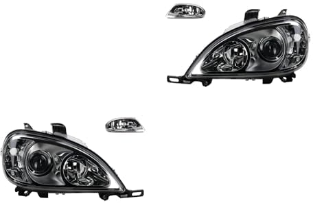 Johns, Scheinwerfer Satz passend für Mercedes W163 M-Klasse 10/01-06/05 H7 H7 + Nebels.