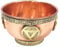 BY SIGRIS ORIGEN Home Decor Bowl de cobre elementos Complementos Natura | Cuenco Bol Marrón - 5x8x8cm
