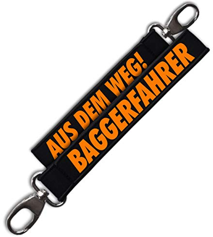 Spaß Kostet Schlüsselanhänger aus Neopren Baggerfahrer Beruf