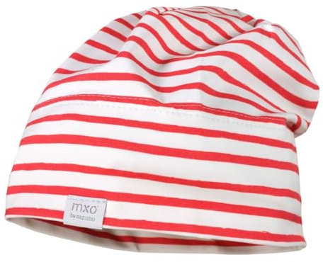 maximo Baby Mädchen Mütze/Beanie 43500 1351 in rot, Kleidergröße:47, Farbe:rot