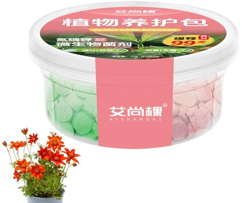 Fertilizzante per piante in vaso, Fertilizzante per piante da appartamento - Fertilizzante nutriente per piante in vaso da 70 g | Attrezzi da giardinaggio per principianti Fertilizzante ricco di sosta