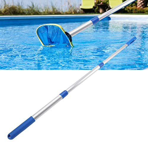 ZPSHYD Pool-Verlängerungsstange, Teleskopstange, 3 Abschnitte, Aluminium, abnehmbares Reinigungszubehör, 3 m lang
