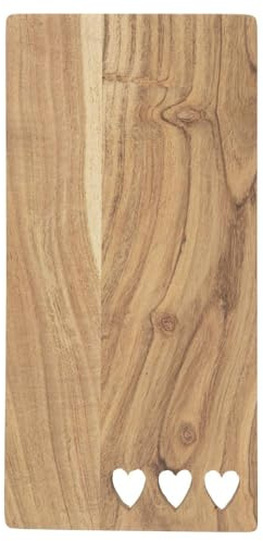 IB Laursen Schneidebrett Herzen Akazienholz 35x17 cm