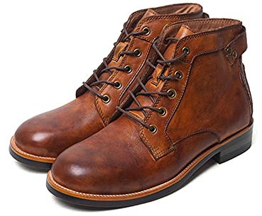 Marrone,43 EU, Uomo Stivali da Moto Cowboy Chukka Stivaletti