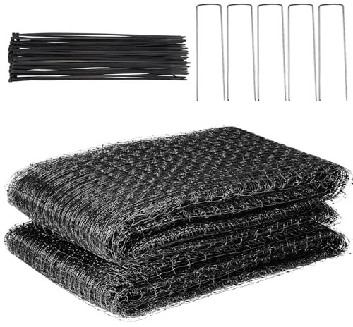 Fippy Bird Garden Protection Netting 2.1 x 30m Deer Fence with Mesh for Vegetables Plants Fruit Trees + 10 PCS Ground Pegs