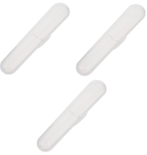 BESTonZON 3 Juegos De Almacenamiento De Cuchara De Silicona Contenedor De Para Niños Porta Objetos Pequeños Estuche Para Cubiertos Infantiles El Plastico 6 Piezas * 3