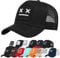 Enwokran Baseballkappe Herren Quirky Bizarre Stickerei Hüte Unisex Hip Hop Trucker Caps Verstellbare Netzrückseite UV-Schutz Sport Reisen Draußen Sonnenschutz Hüte Baseball Cap (Schwarz)