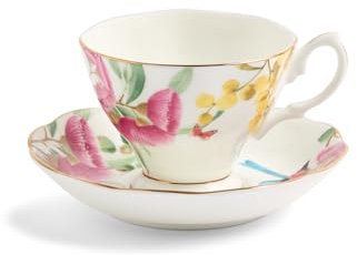 Royal Albert Miranda Kerr Australiana Teacup & Saucer White