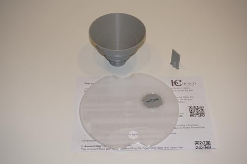 HenCo-Design PowerDisk Refillable Lid Set, Dishwasher AutoDos Compatible, 1-4 Pieces (1).