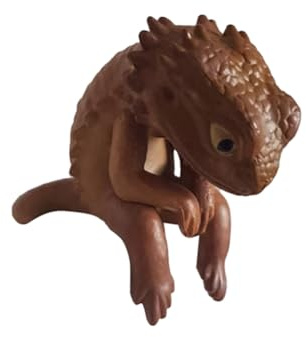 Pqahffowr Lizard Figurine Resin Sitting Lizard Home Decor Figurine Desktop Decoration Home Accessories for Living Room Kitchen E