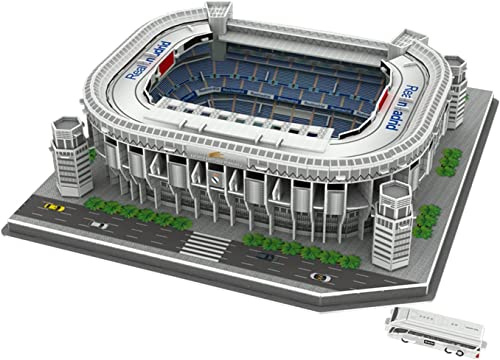 YUZGUHEY Real Madrid Bernabéu Stadion 3D-Puzzle Fußball Souvenir Lernspielzeug for Kinder