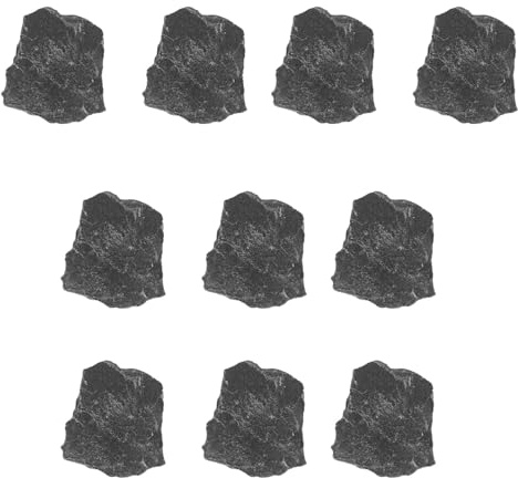 PAMINGONO 10 Saunasteine aus Natürlichem Basalt 3–4cm Saunaofen Heizsteine für Dampf und Trockensauna Geräuschlose Lavasteine für Heim Spa und Dampfbadzubehör