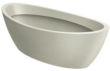 Well Home Maceta de Rotomoldeo Aria Oval Arena 60x28x20