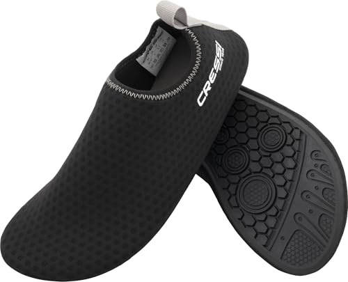 CRESSI seit 1946 - Tropea Aqua Shoes - Neue Damensocken für Schutz, Bewegungsfreiheit und Absolute Vielseitigkeit im Wasser, Entwickelt für Pool, Aber auch Perfekt für den Meer - Türkis - 40/41